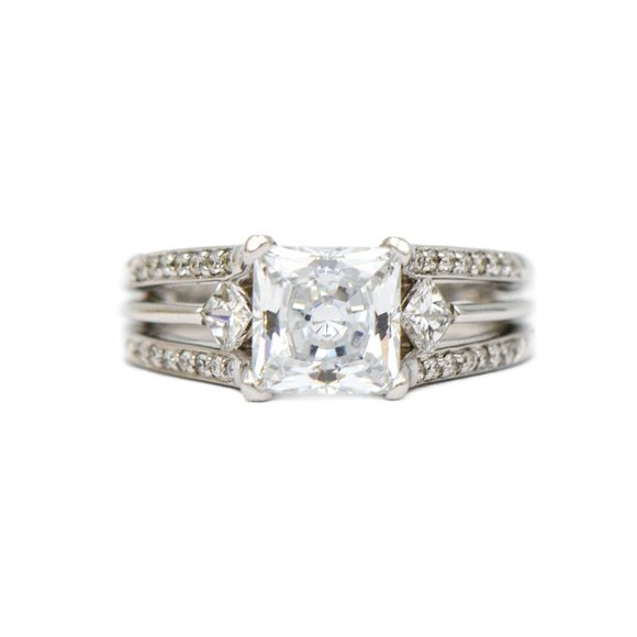Peter Storm Princess Cut Engagement Ring - Picture 1 of 3